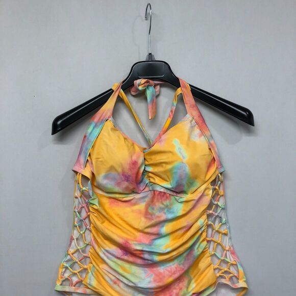 New Meet Curve Tie-Dye One Piece Swimsuit XXXL - Picture 8 of 12